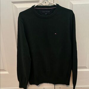 Tommy Hilfiger Men's Dark Green Crewneck Sweater
